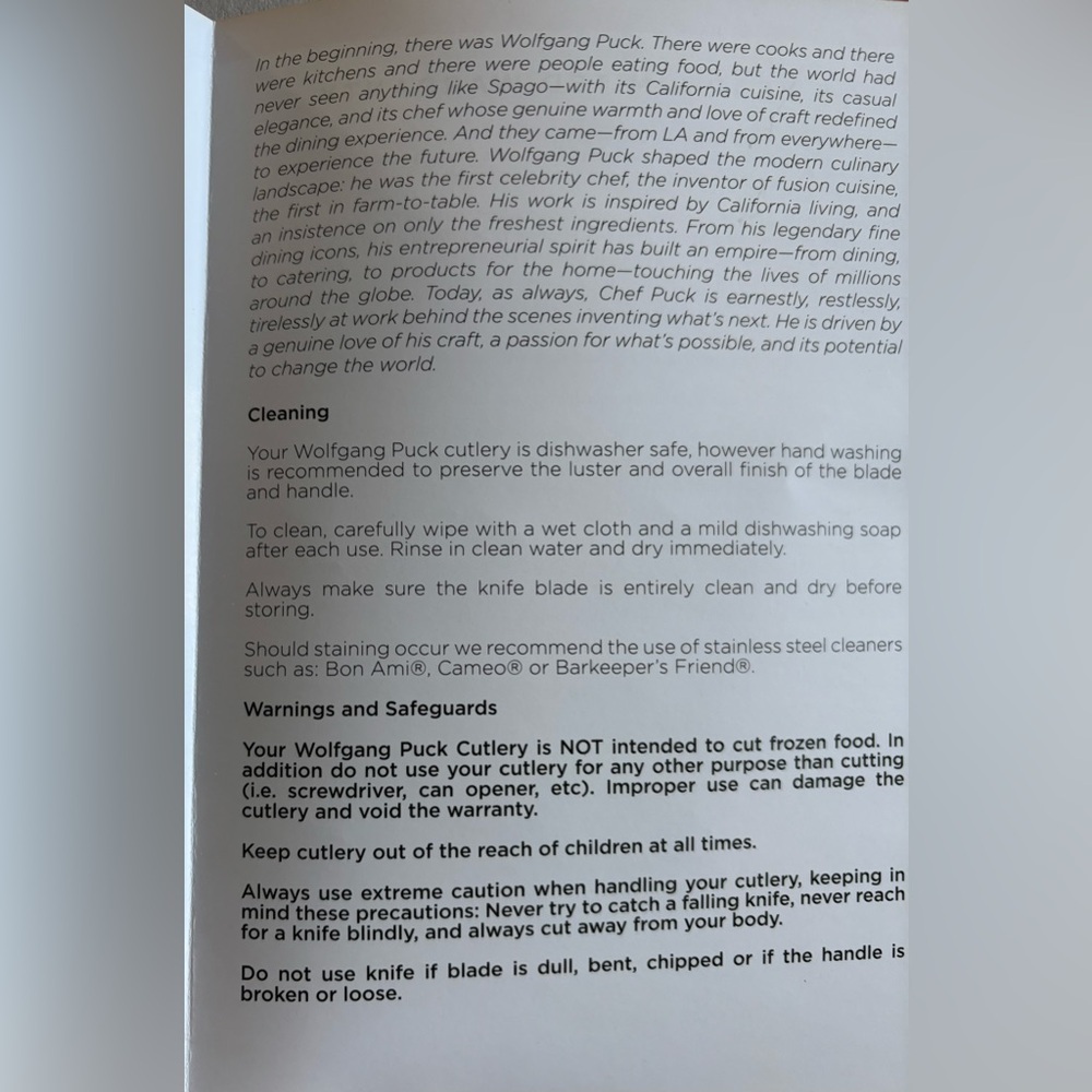 Wolfgang Puck 4-piece Special Edition Steak Knife Set - Picture 5 of 5